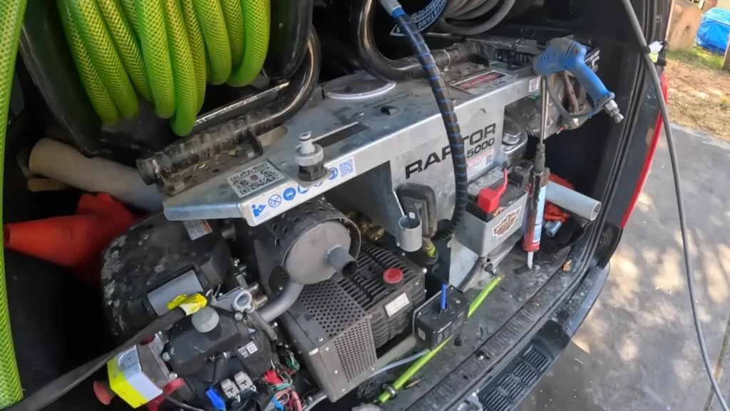 Drain cleaning equipment used on Pflugerville service calls
